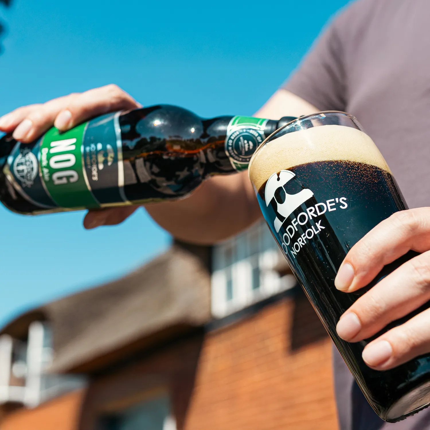 Woodforde's Nog Dark Ale birra scura 8x500ml