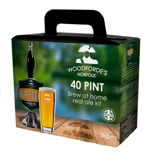 Woodforde's Bure Gold kit birra fatta in casa 4,3%