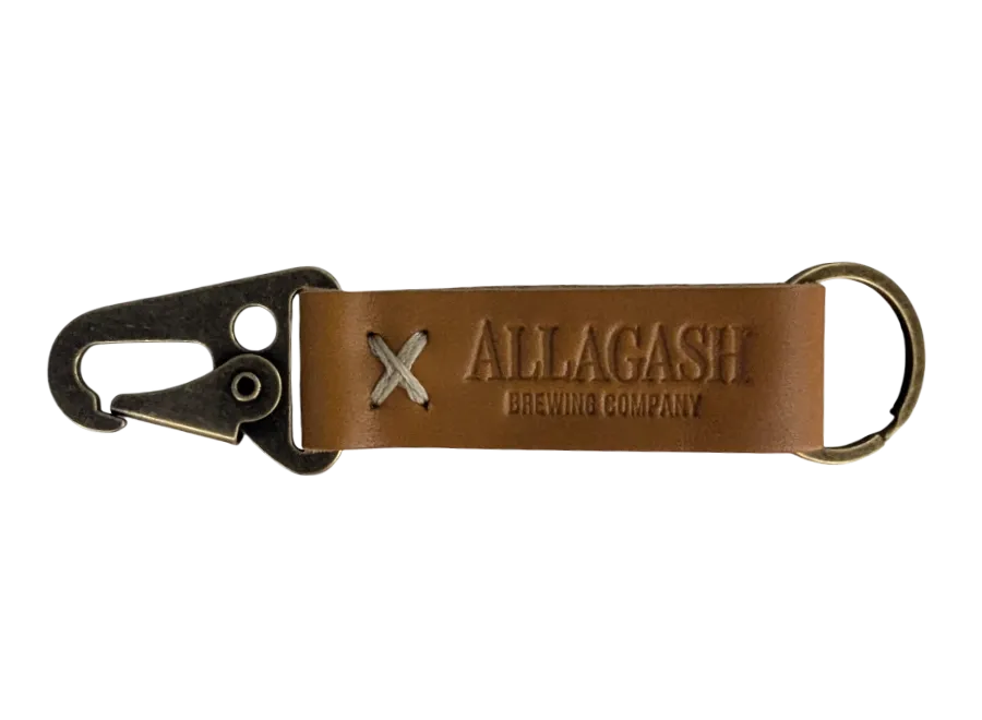 Allagash Leather Keychain portachiavi in pelle