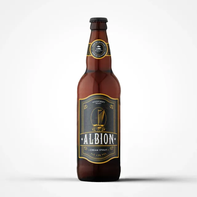 Woodforde's Albion Cream Stout bottiglia 4,2% cremosa