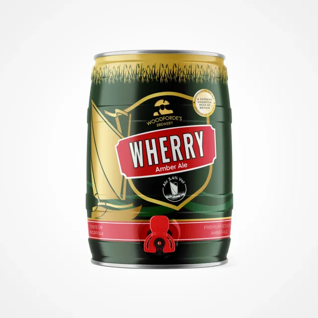 Woodforde's Wherry fustino birra amber ale 5L 3,8%