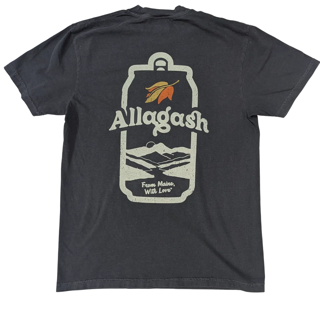 Allagash Retro Can Tee maglietta Pepper cotone
