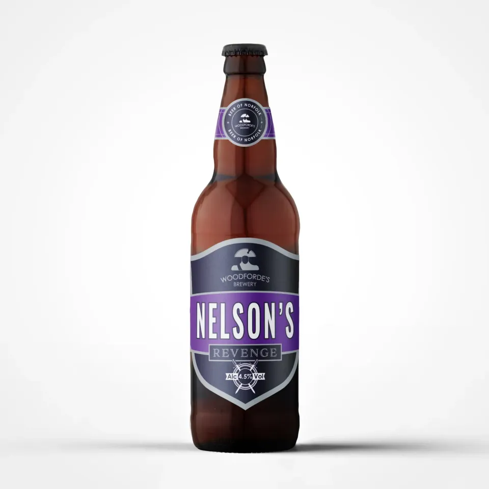 Woodforde's Nelson's Revenge bitter 4,5% bottiglia agrumata
