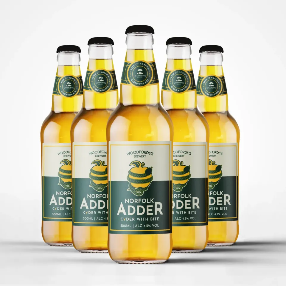 Woodforde's Norfolk Adder sidro 8x500ml 4.5% secco