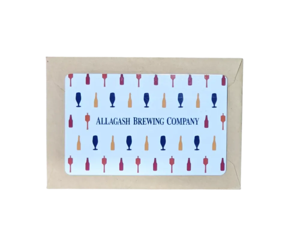 Allagash Gift Card carta regalo birrificio