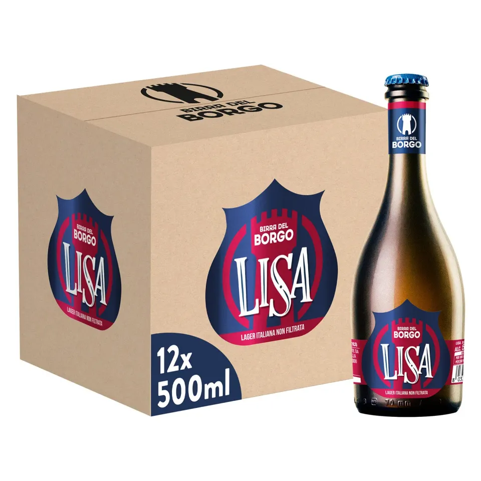 Birra del Borgo Lisa Birra Lager 12x50cl non filtrata