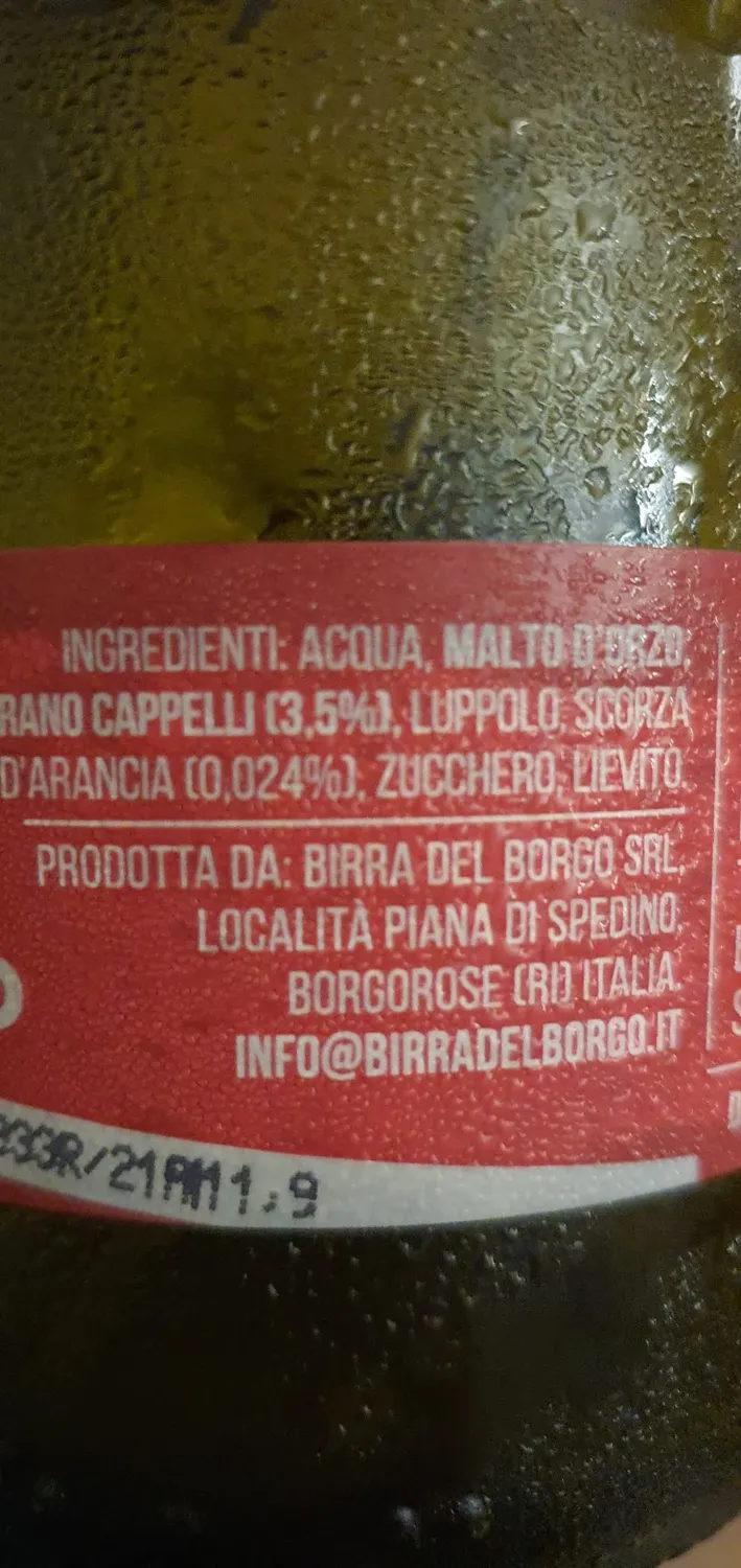 Birra del Borgo Lisa Birra Lager 12x50cl non filtrata