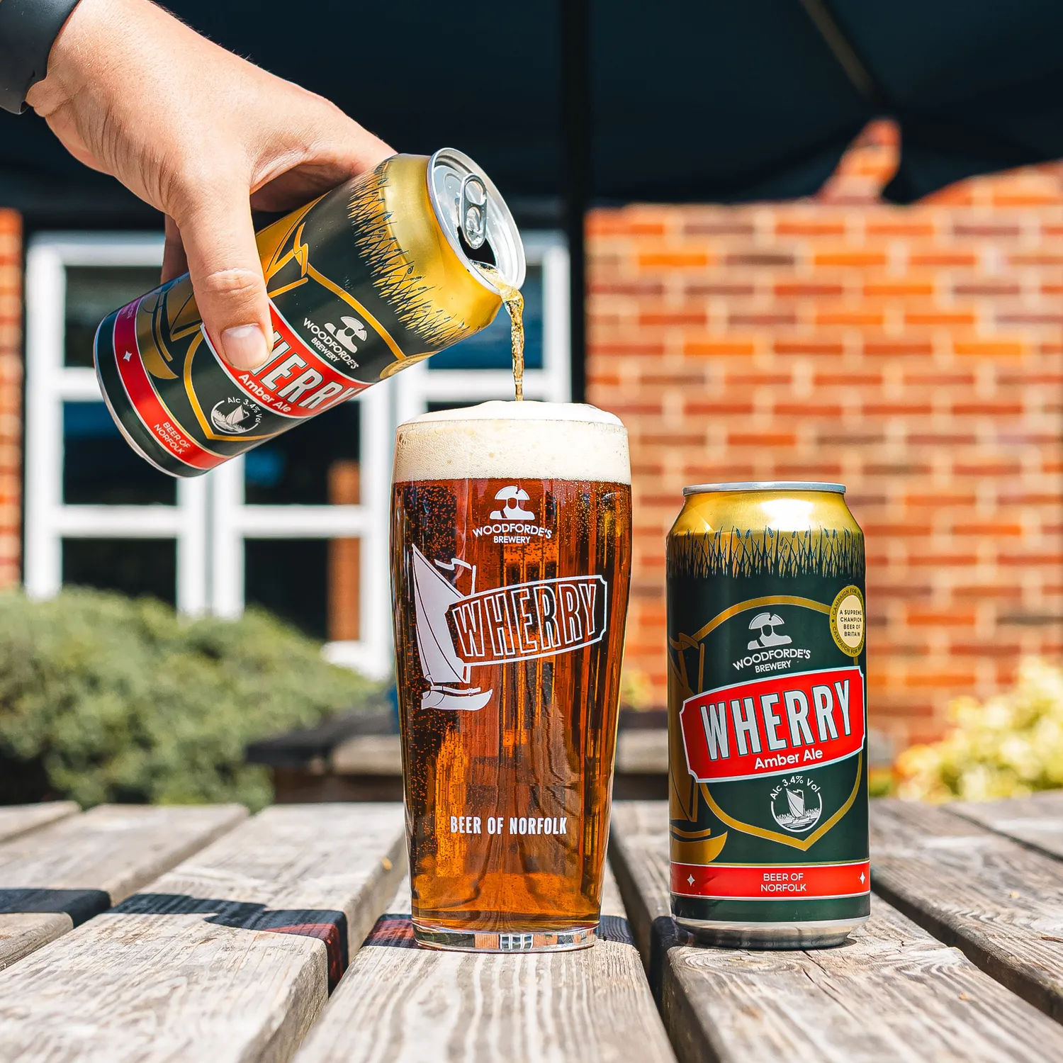 Woodforde's Wherry birra amber ale 12x440ml maltata