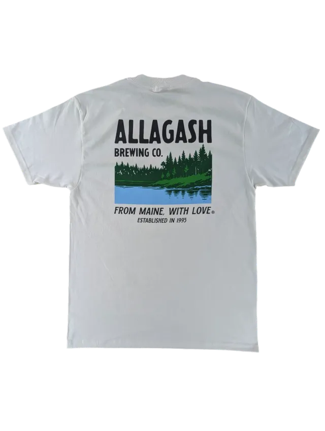 Allagash Lake Tee maglietta cotone