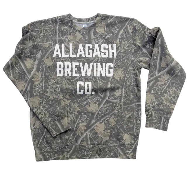 Allagash Camo Crew felpa girocollo mimetica