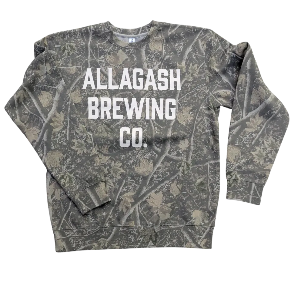 Allagash Camo Crew felpa girocollo mimetica