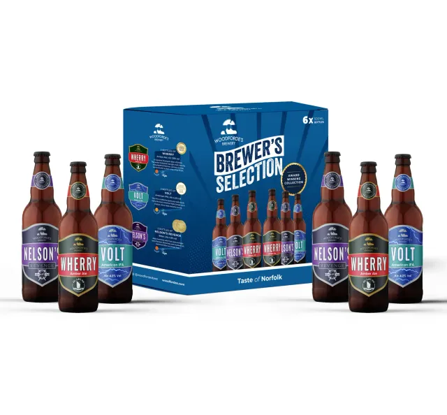 Woodforde's Brewer's Selection pack 6x500ml misto