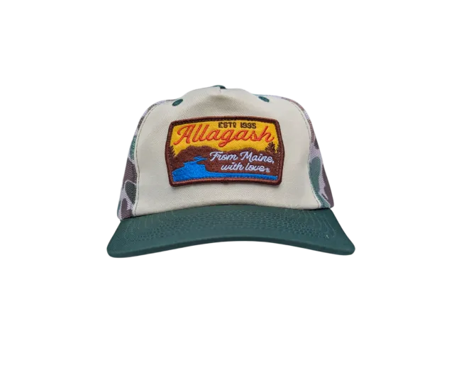Allagash Camo Trucker cappello mimetico regolabile