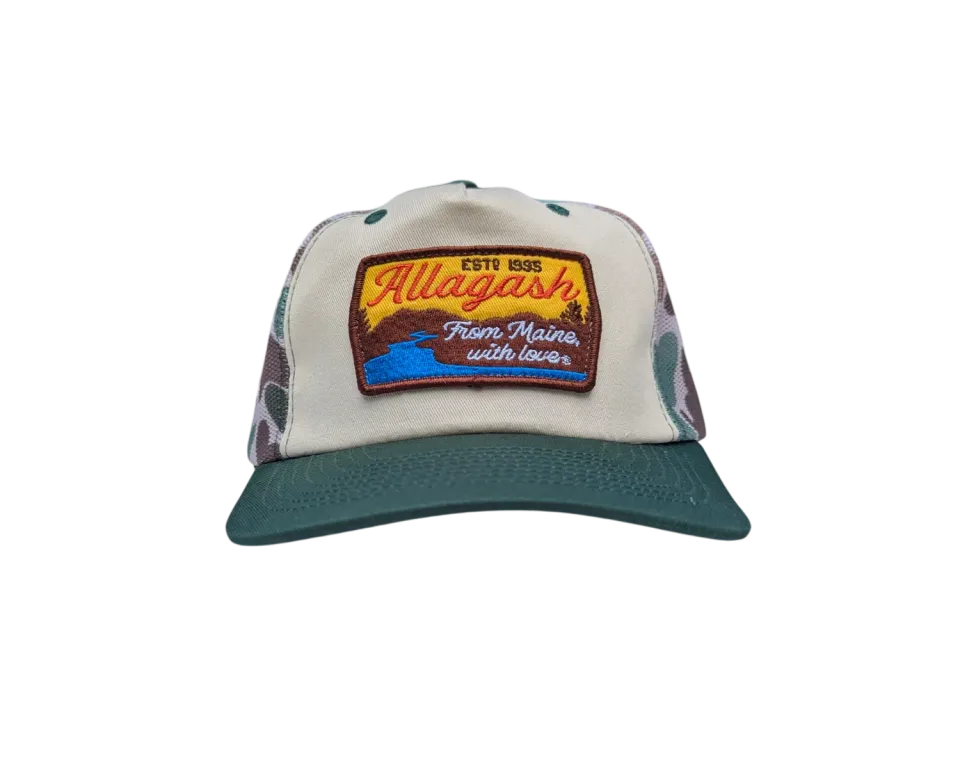 Allagash Camo Trucker cappello mimetico regolabile