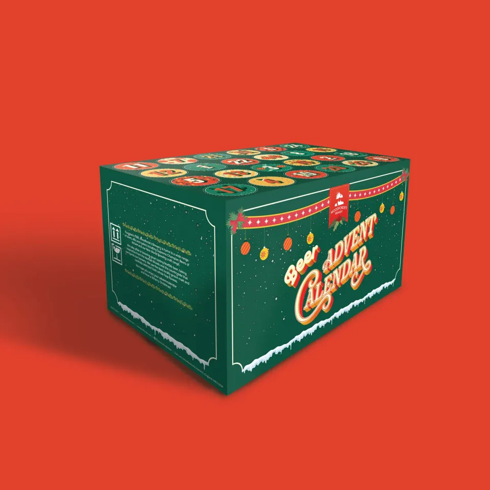 Woodforde's Advent calendario birra 24 birre miste natalizio