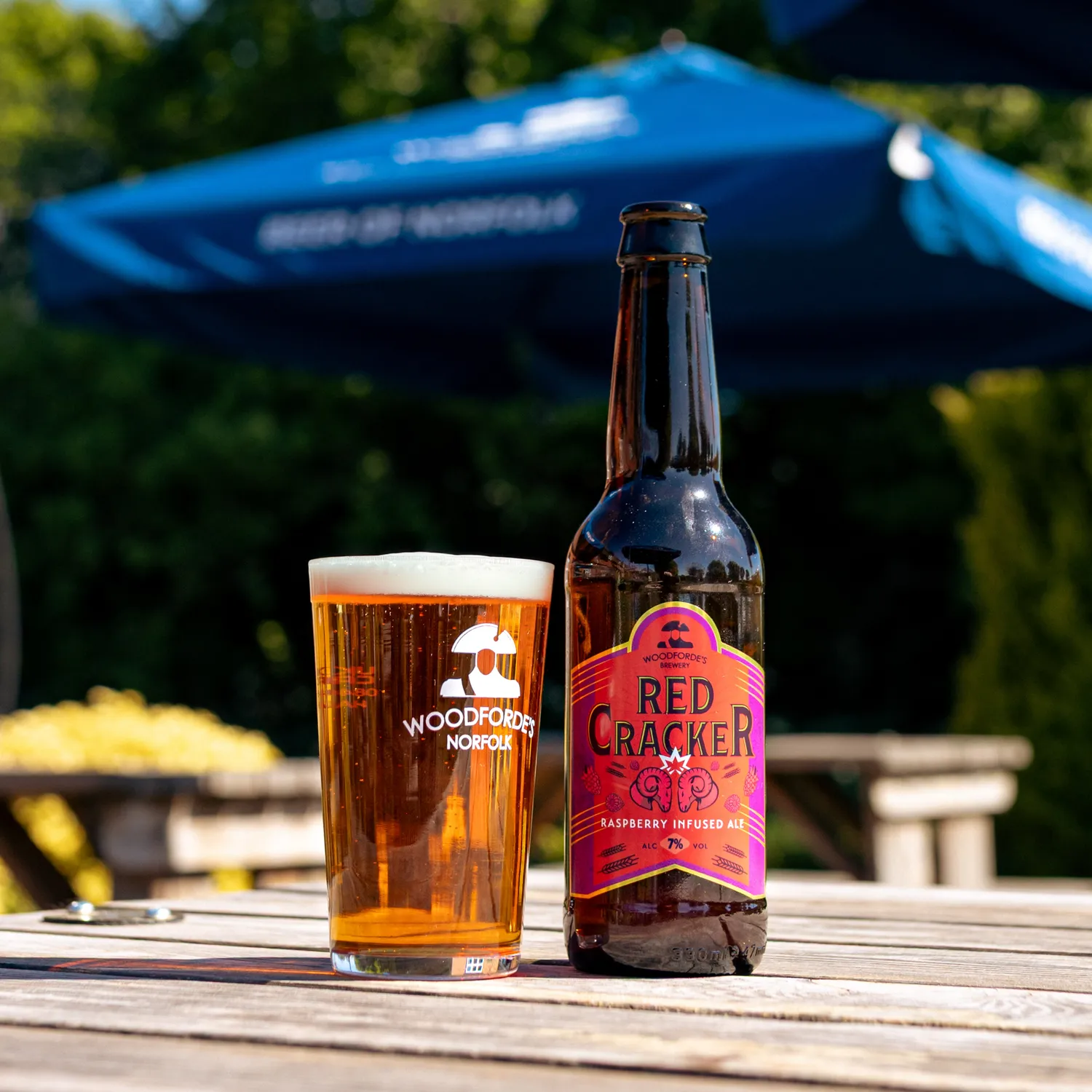Woodforde's Redcracker Ale lampone 12 lattine 33 cl 7%