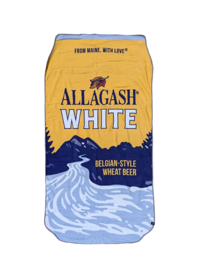 Allagash Slowtide White Can telo mare spiaggia