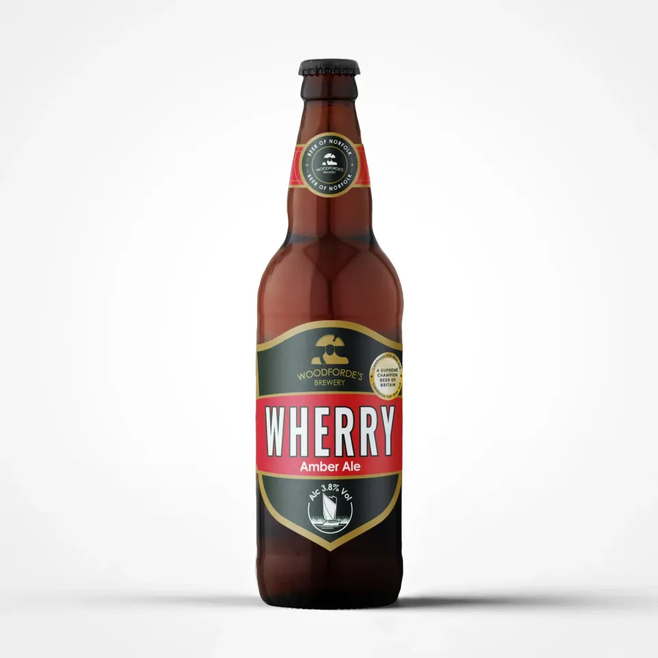 Woodforde's Wherry amber ale 3,8% bottiglia ambrata
