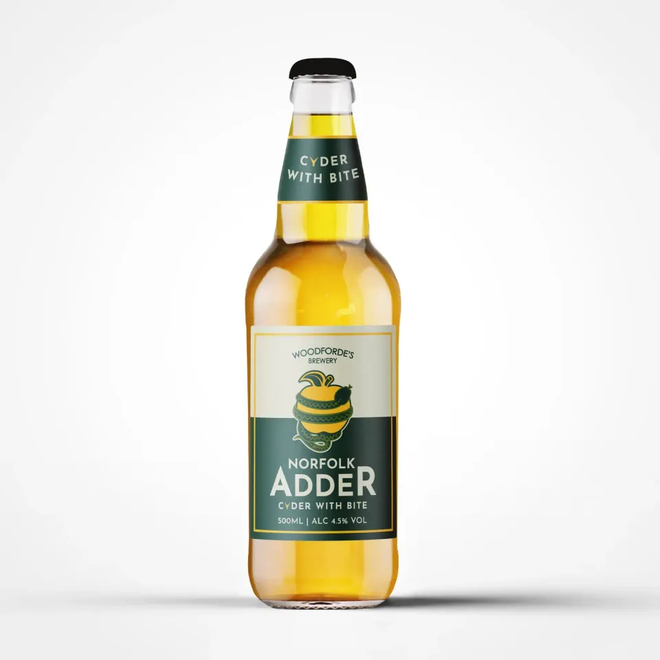 Woodforde's Norfolk Adder cyder 4,5% sidro medio secco