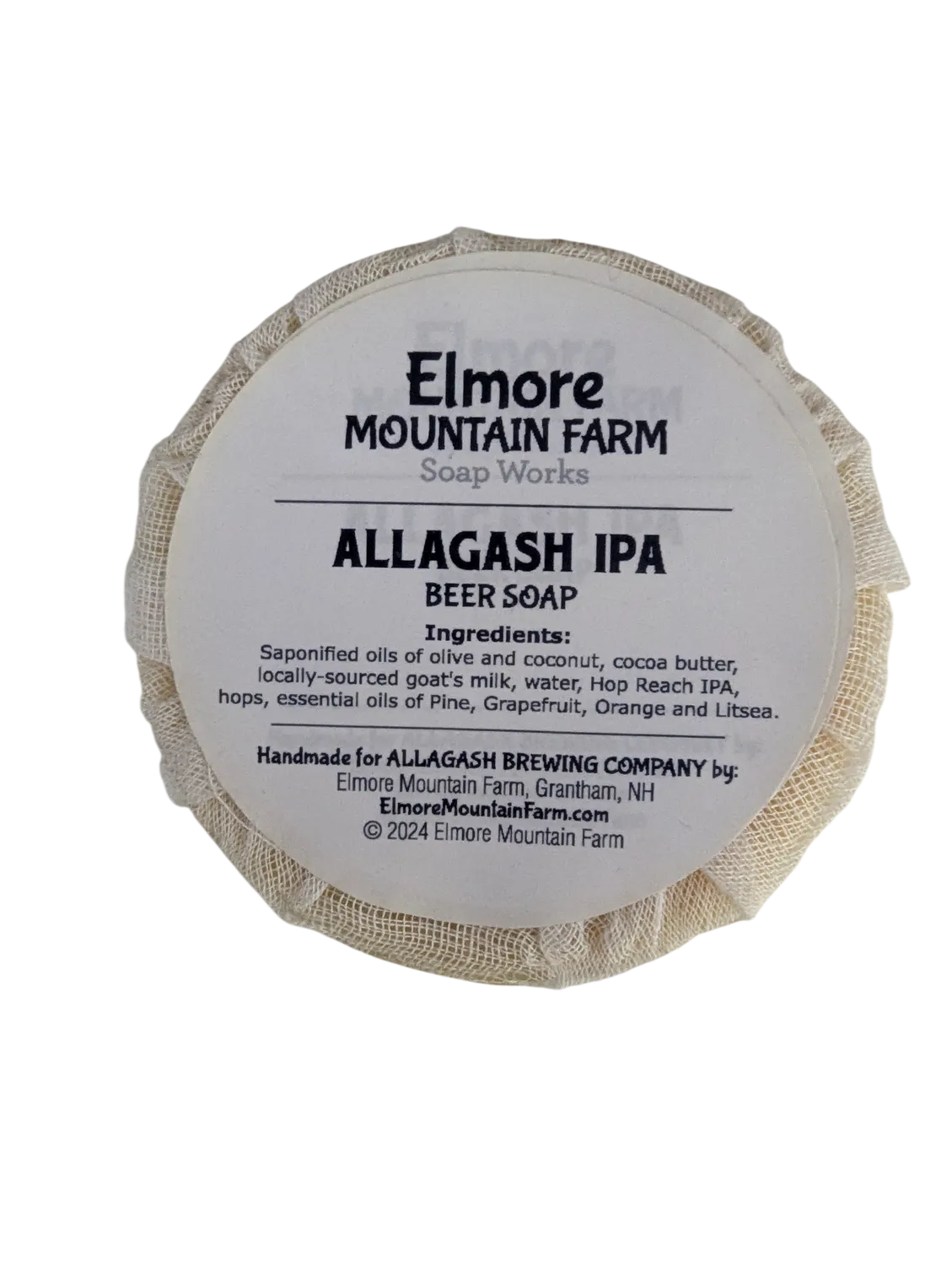 Allagash Elmore Mountain Farm saponetta artigianale