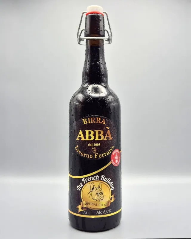 Birra Abba French Bulldog Birra Whisky 75cl torbata