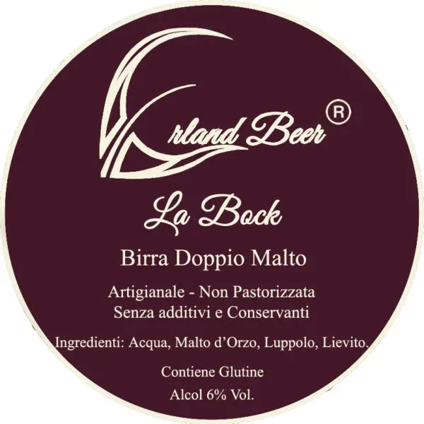 Erland Beer La Bock birra 4 bottiglie 75 cl cassetta legno
