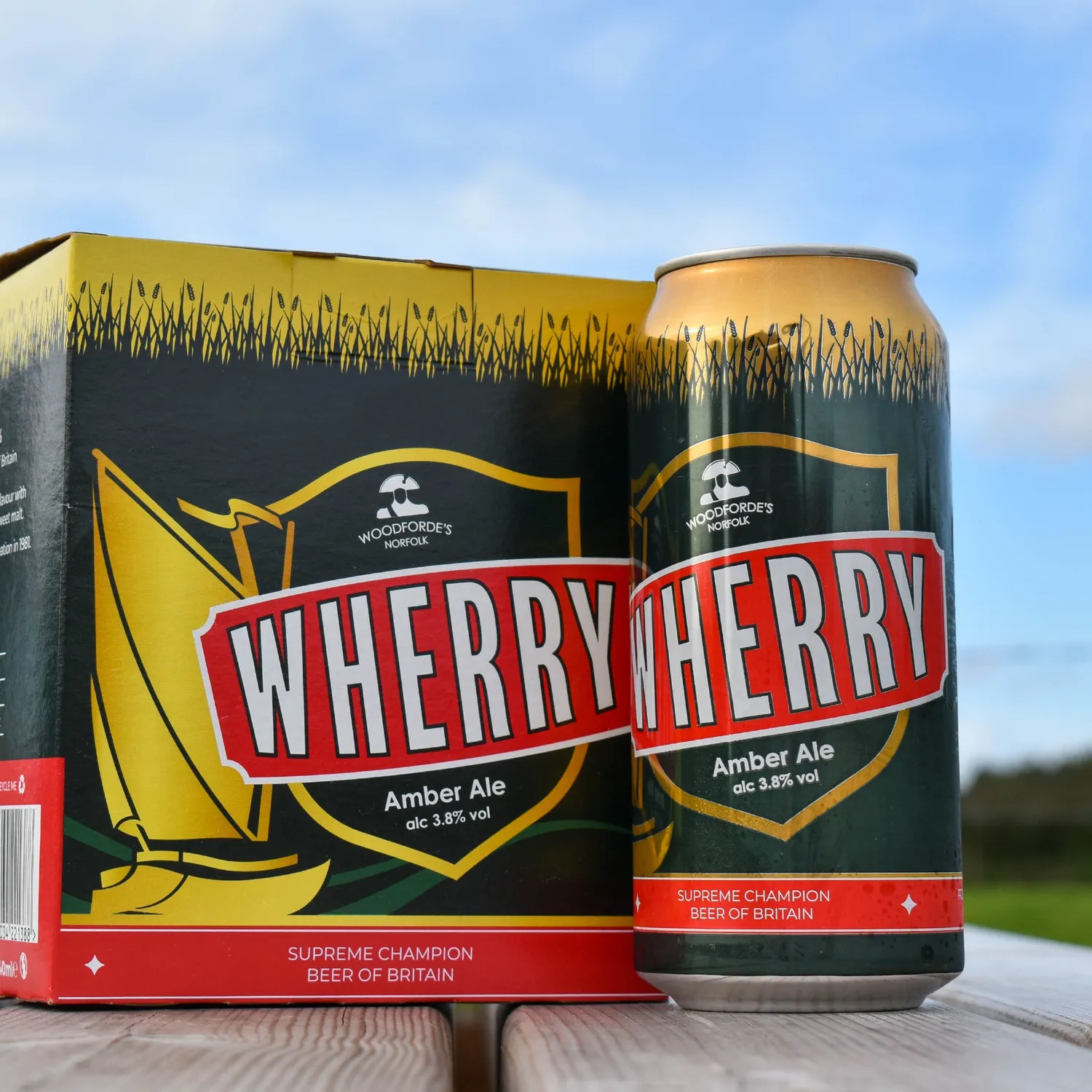 Woodforde's Wherry birra ale 3,8% lattina leggera