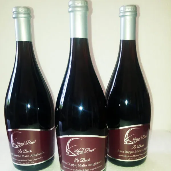 Erland La Bock birra 3 bottiglie 75 cl gusto pieno