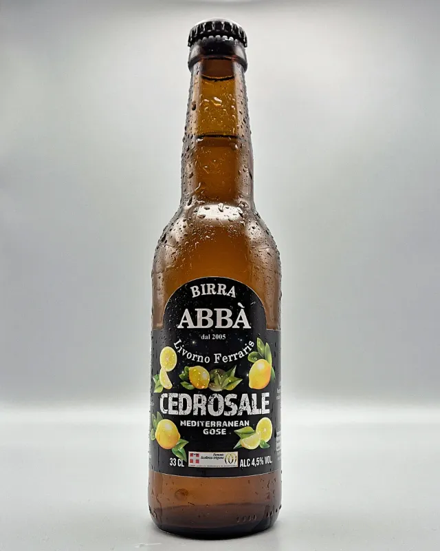 Birra Abba Cedrosale birra 33cl cedro e salvia