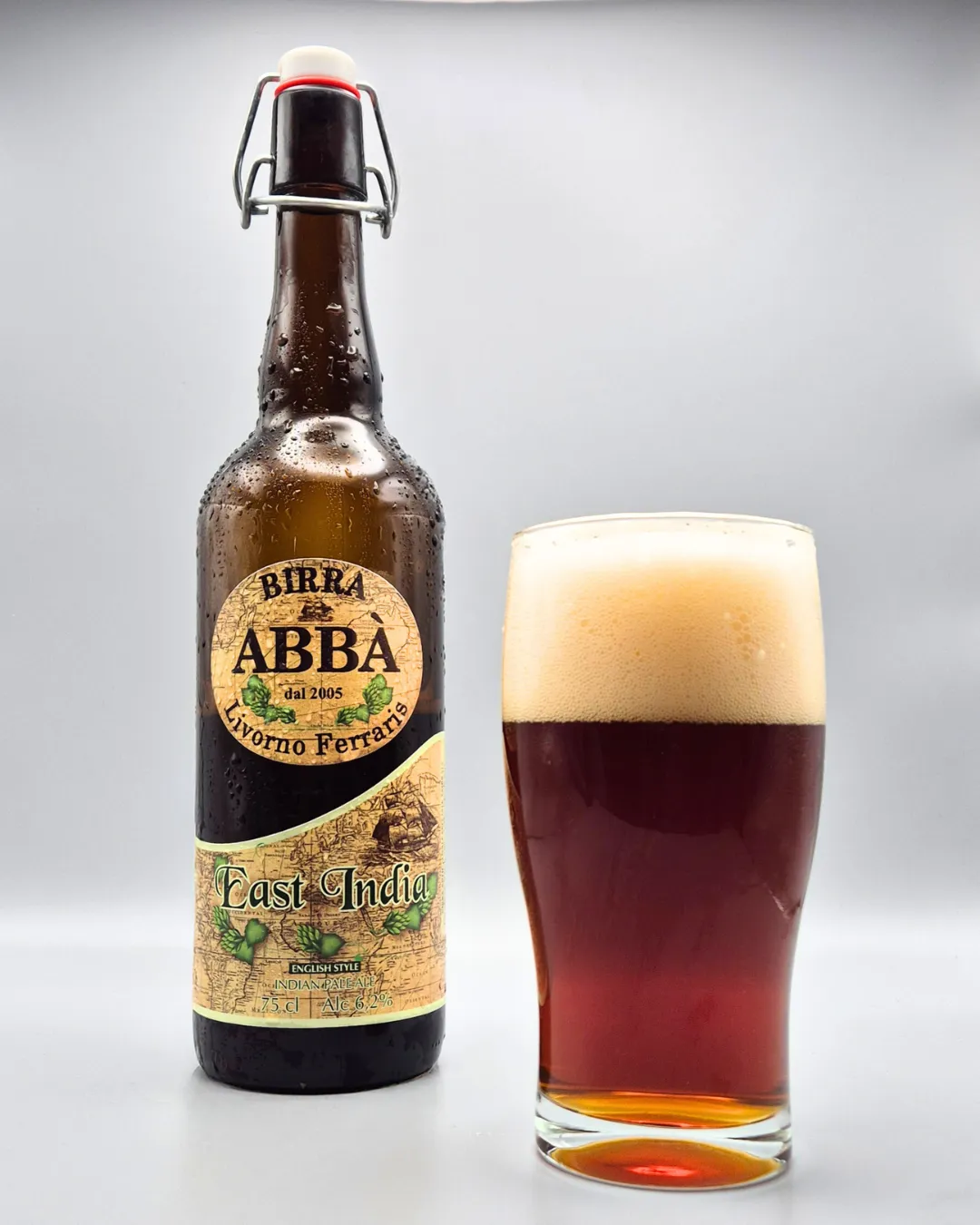 Birra Abba East India birra 75cl ambrata luppolata