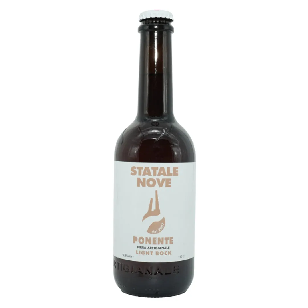 StataleNove Ponente birra scura light bock 6,3%