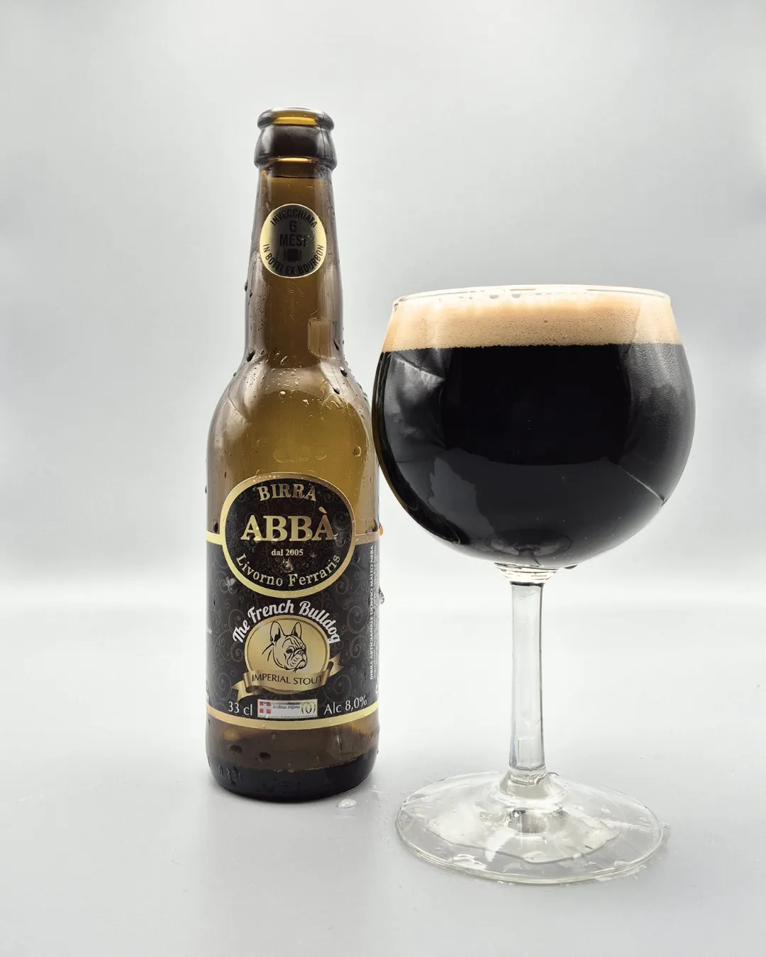 Birra Abba The French Bulldog Bourbon birra 33cl