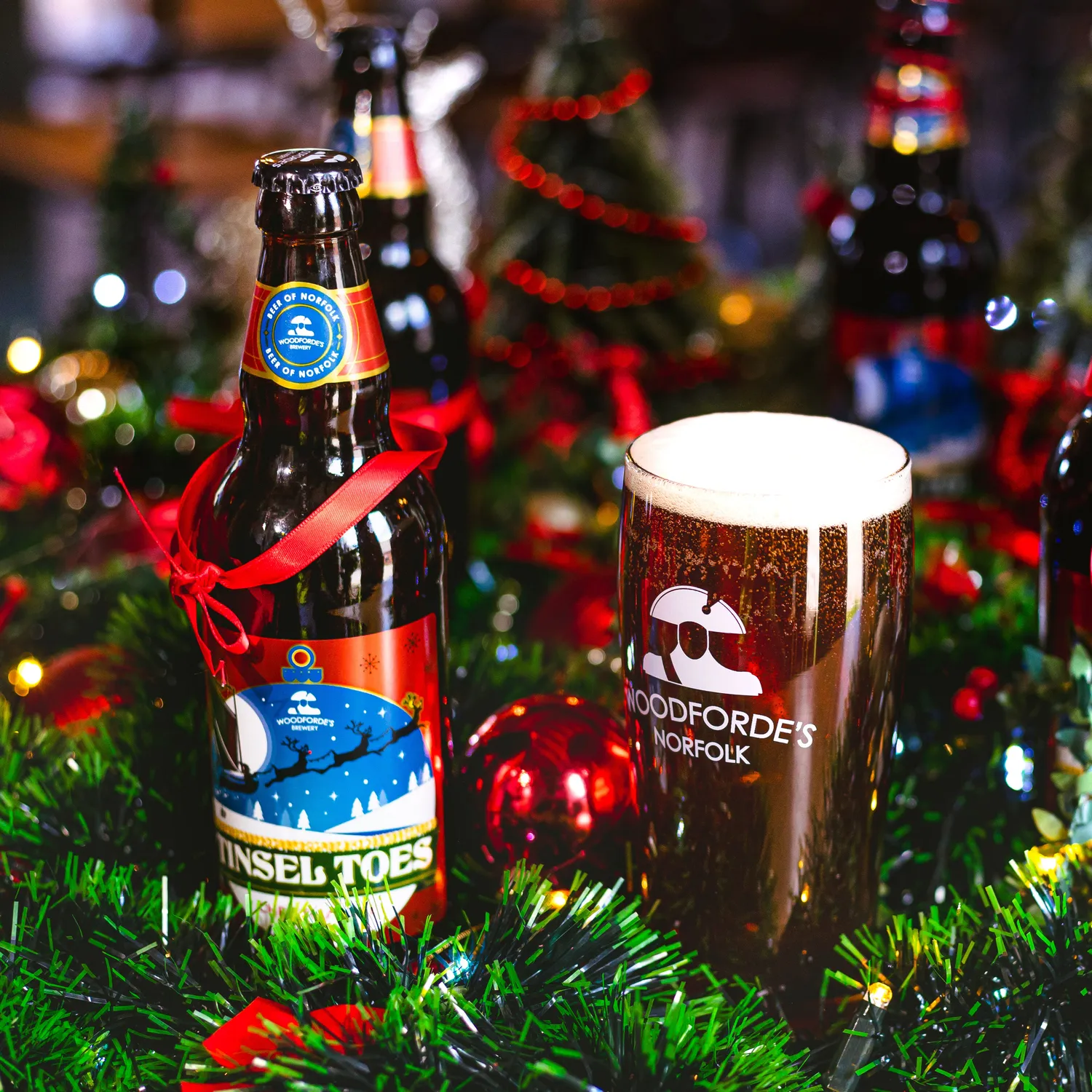 Woodforde's Tinsel Toes birra bottiglia 4,4% speziata