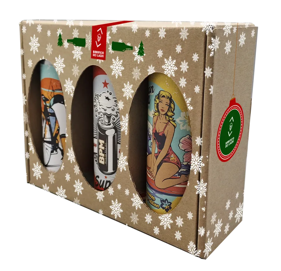 Birrificio dei Laghi Tri-Pack Special Christmas Edition box 3 lattine regalo