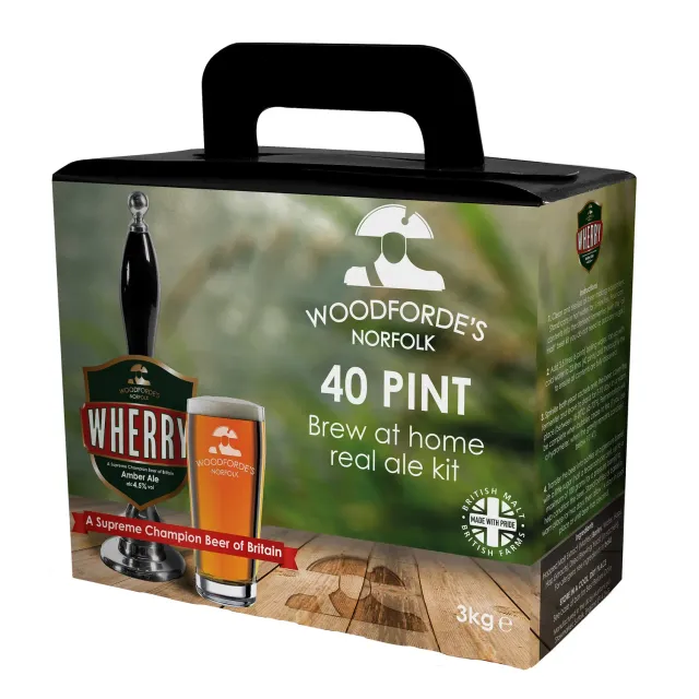 Woodforde's Wherry kit birra casa ambrata 4,5% originale