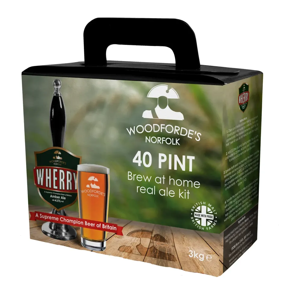 Woodforde's Wherry kit birra casa ambrata 4,5% originale