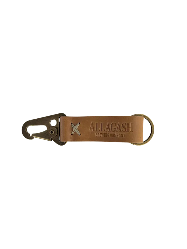 Allagash Leather Keychain portachiavi in pelle