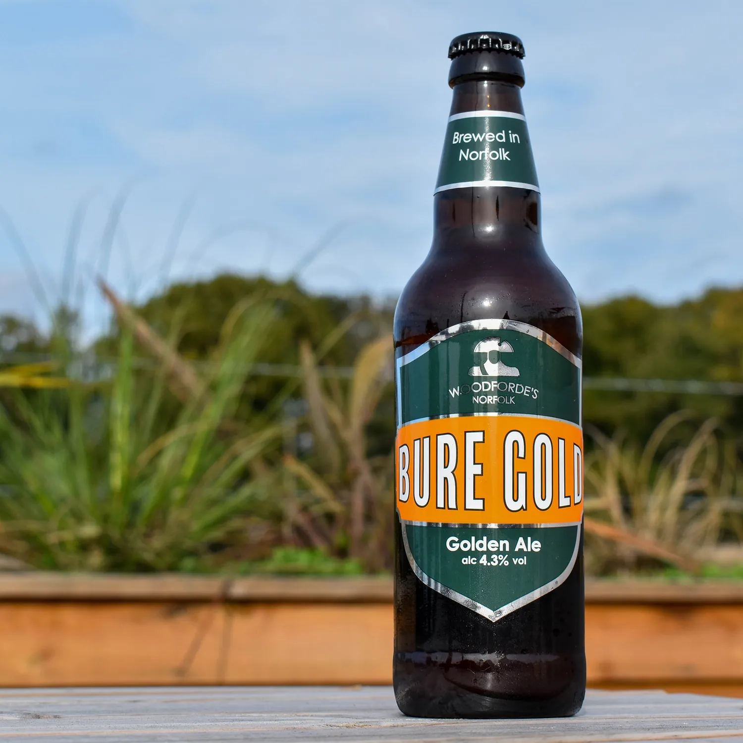 Woodforde's Bure Gold bottiglia birra golden ale 4,3%