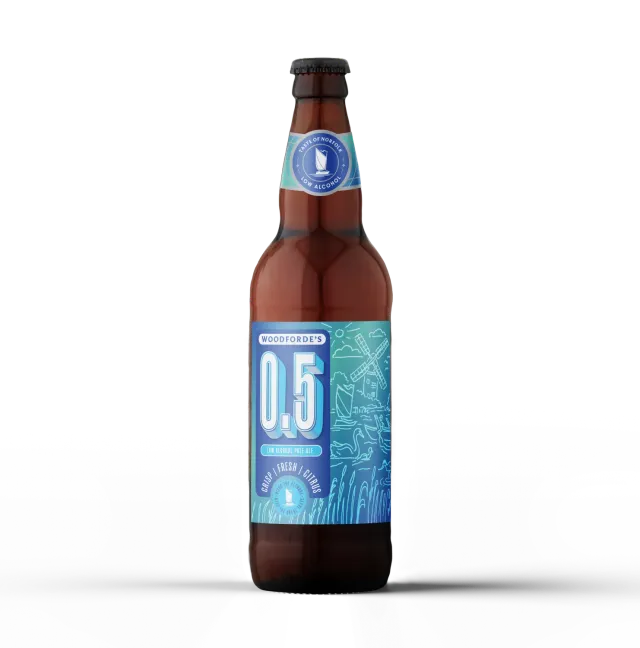 Woodforde's 0.5 birra pale ale 0,5% agrumata