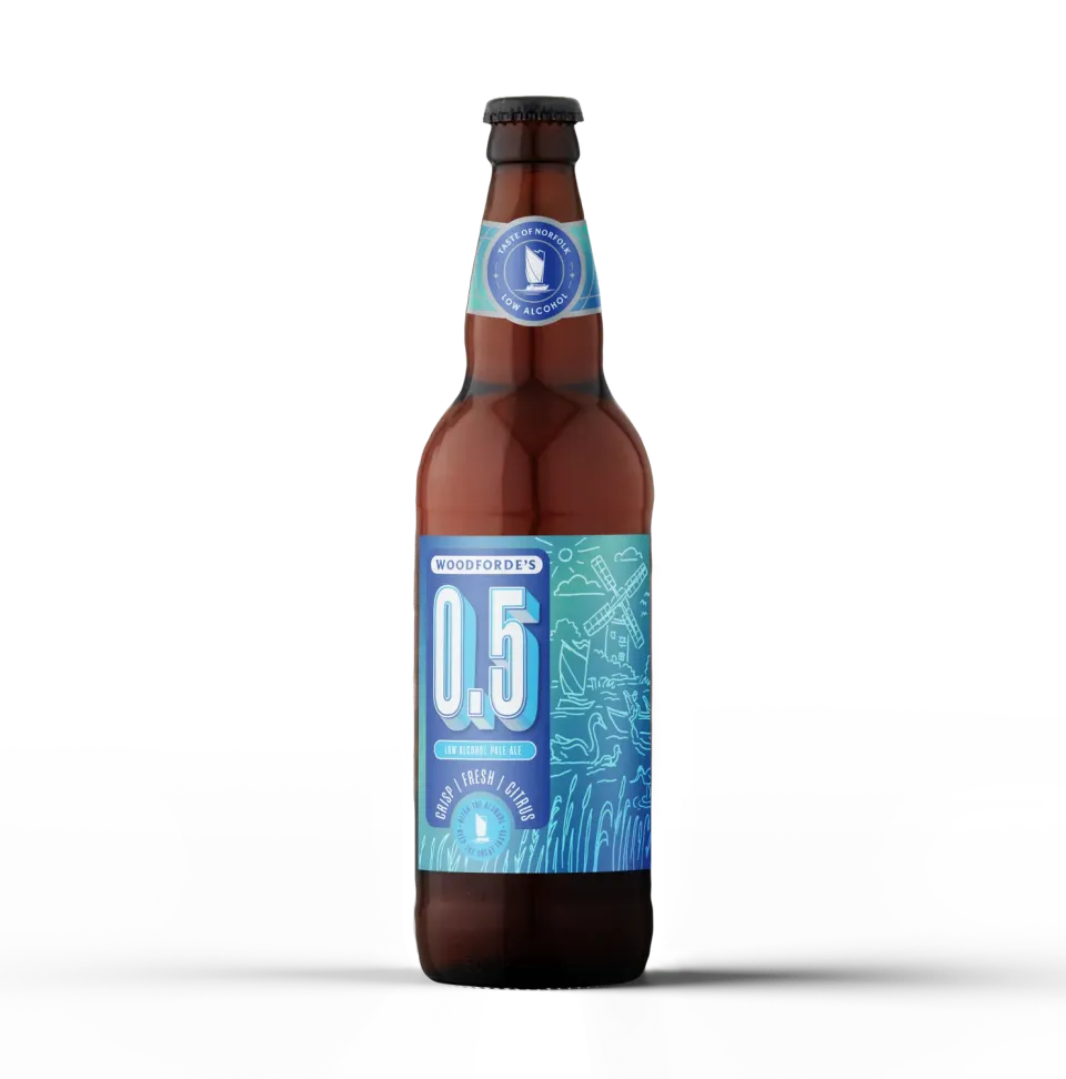 Woodforde's 0.5 birra pale ale 0,5% agrumata
