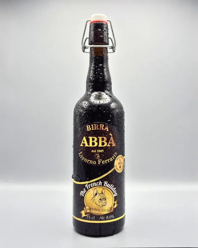 Birra Abba The French Bulldog Bourbon birra 75cl