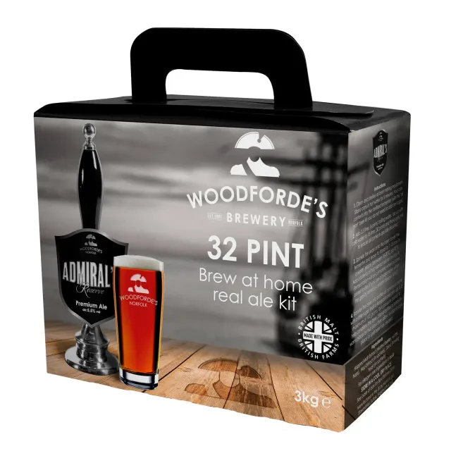 Woodforde's Admiral's Reserve kit birra 5.0% fatto in casa