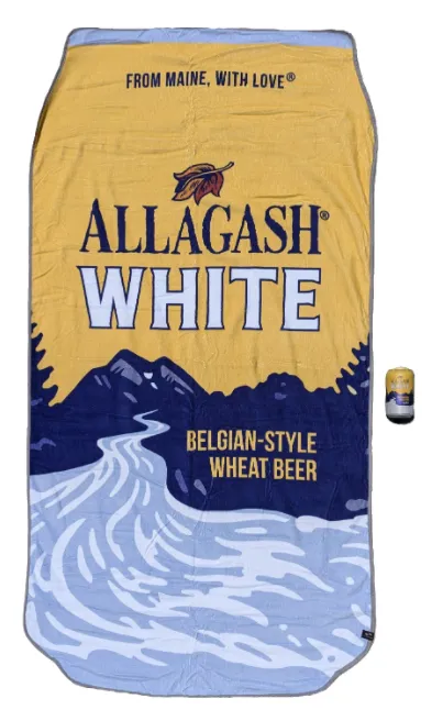 Allagash Slowtide White Can telo mare spiaggia