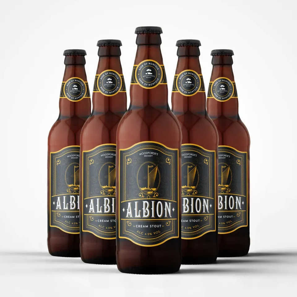 Woodforde's Albion cassa birra cream stout 8x500ml