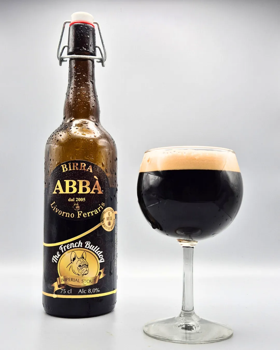 Birra Abba The French Bulldog Bourbon birra 75cl