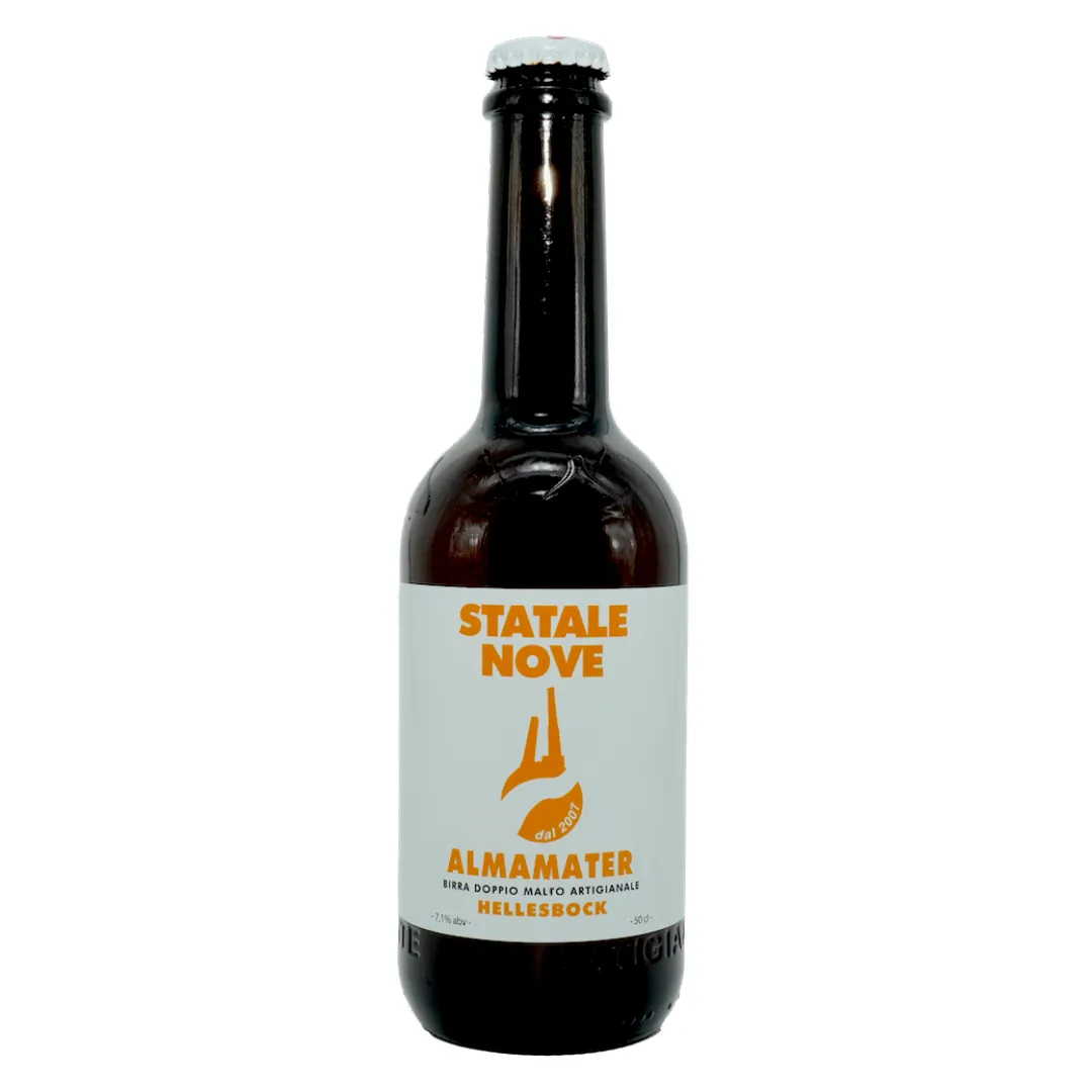 StataleNove Almamater birra chiara 50 cl miele