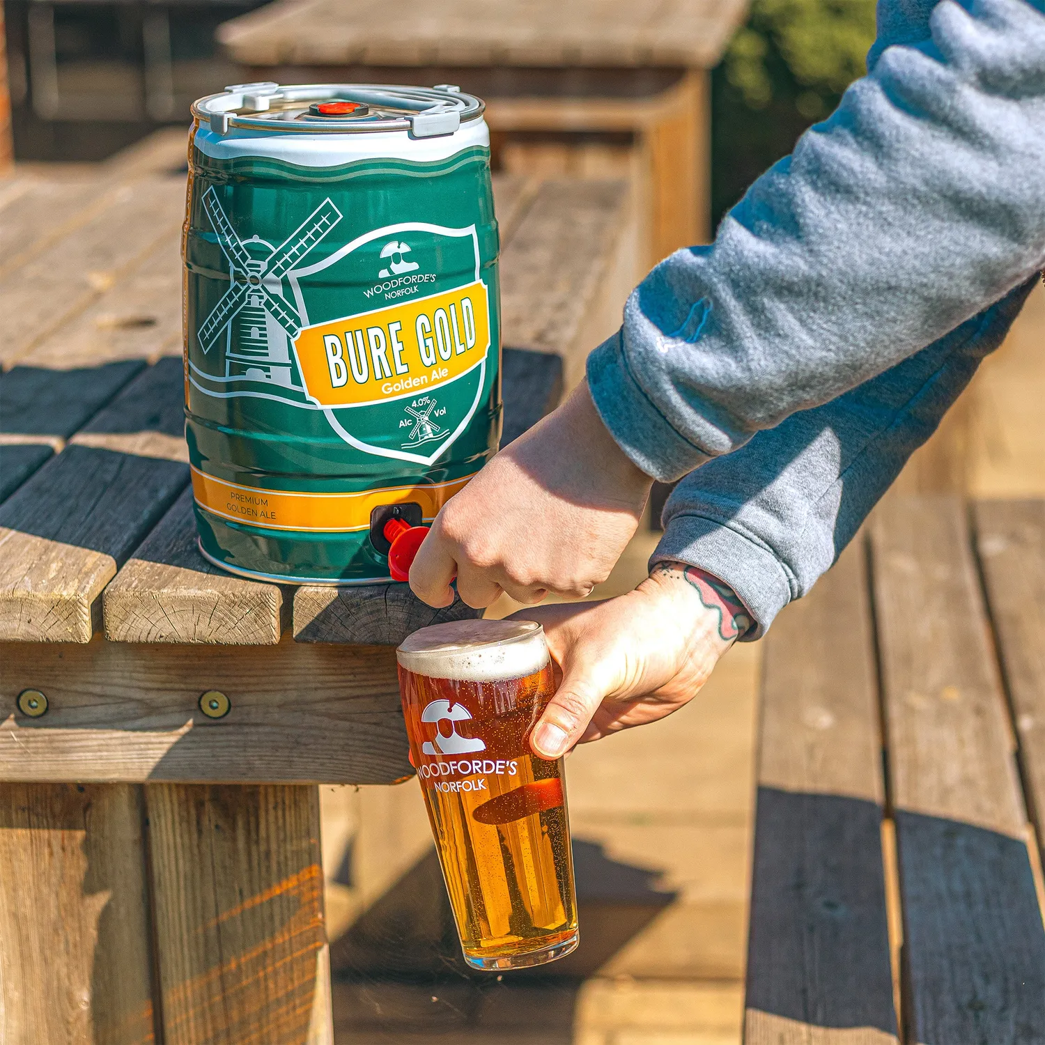 Woodforde's Bure Gold birra golden ale fusto 5L