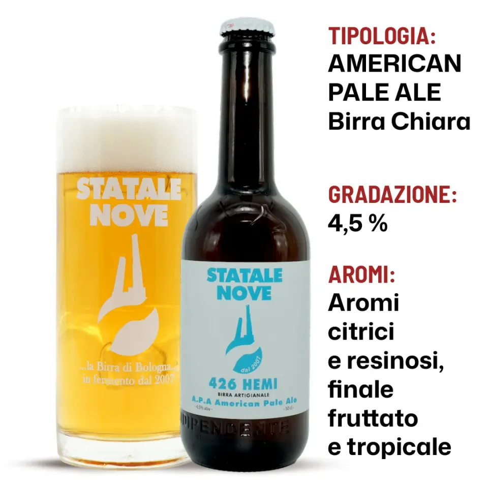 StataleNove 426 Hemi Birra Chiara 50 cl American Pale Ale
