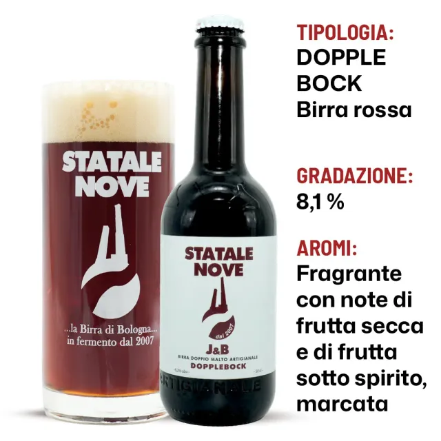 StataleNove J&B birra rossa 50 cl Doppelbock