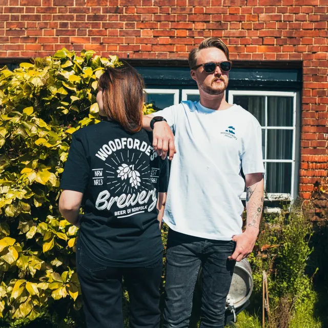 Woodforde's Hop T-shirt maglietta cotone bio unisex